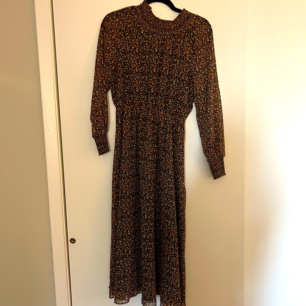 Floral midi dress from Madewell
